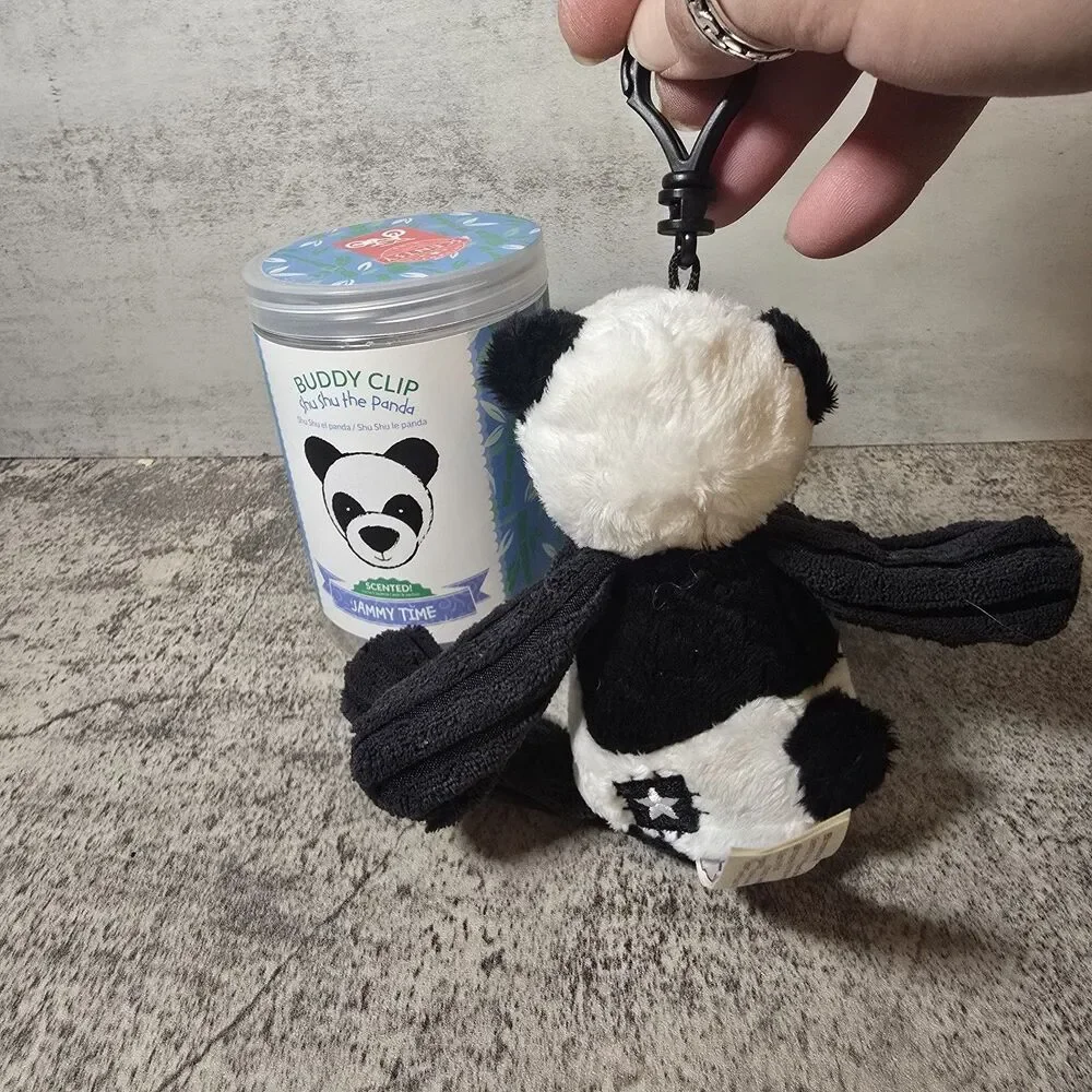 Scentsy Buddy Clip Shu Shu Panda New Scented Bag Charm Backpack Clip